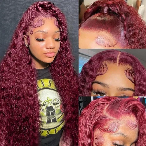 Vista 29 de Peluca de Bob rizada de 8 pulgadas de cabello humano 13x4 con encaje frontal, pelucas de cabello humano con densidad 200, sin pegamento