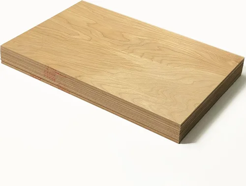 Vista 9 de 10 hojas de cedro de 12 x 19 0.197 in 1/4 de pulgada, núcleo de MDF, grado A1 premium, de una cara, listo para Glowforge, acabado Especie Cedro