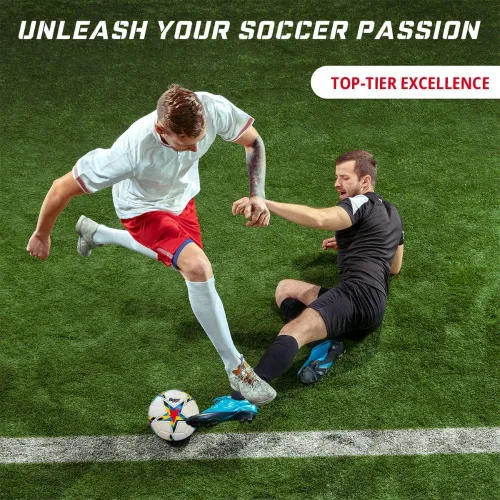 Vista 7 de Biggz Molde de alta tecnología Starz Balón de fútbol tamaño 5 con bomba de mano