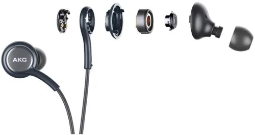 Vista 4 de Auriculares estéreo OEM con micrófono para Samsung Galaxy S8, S9, S8 Plus, S9 Plus, Note 8 - Diseñados por AKG - 100% Original