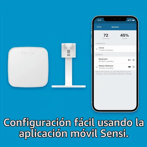 Vista 6 de Sensor de habitación Sensi compatible con termostato inteligente Sensi Touch 2