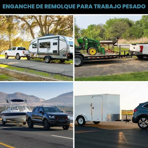 Vista 7 de Enganche de remolque de camión ajustable para receptor de 2 pulgadas