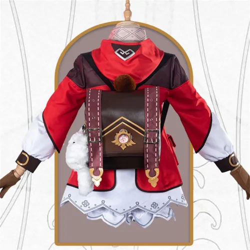 Vista 4 de BIUTEY GenshinCosplay Uniforme Klee vestido de todos los personajes Cosplay traje Halloween Hu Tao disfraz