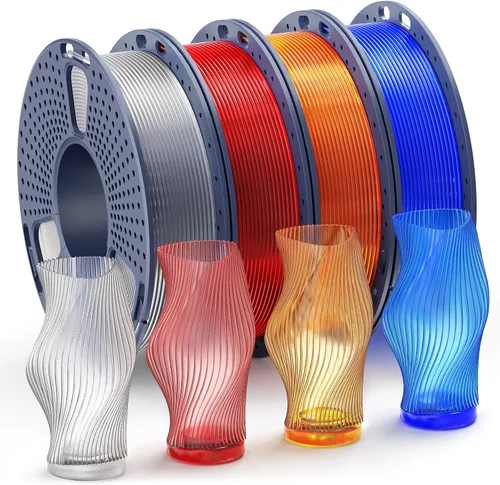 Vista 29 de SUNLU PLA+ 2.0 Filamento 0.07 in, paquete de carrete de 2.2 lbs, filamento de impresora 3D Pla Bundle-1kgx4-2230179