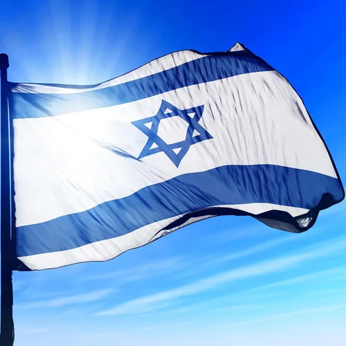 Vista 6 de Bandera israelí israelí de 3 x 5 para exteriores, doble cara, banderas nacionales israelíes de país de Israel, resistentes, 3 capas, más duraderas