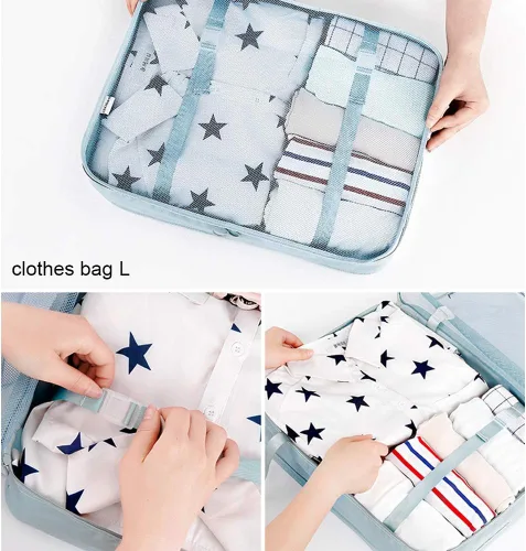Vista 4 de Bolsa de almacenamiento de viaje multifuncional de ropa de nuevo estilo maleta accesorios de viaje cubos