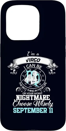 Vista 14 de Virgo Zodiac Sign Astrology Horoscope September 11 Birthday Case for iPhone 17