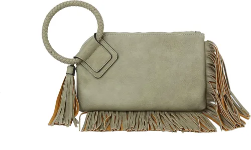 Vista 31 de Monedero de mano para mujer, cartera de noche con correa de mano, informal, formal, de cuero vegano, Metro Muse