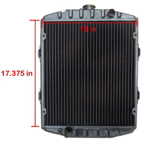 Vista 4 de RAParts CH18416 - Nuevo radiador compatible con tractor compacto John Deere 1050, compatible con JD CH13963