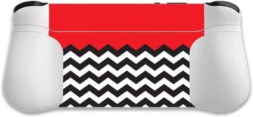 Vista 2 de MightySkins Skin compatible con Logitech G Cloud Gaming Handheld Red Chevron Funda protectora de vinilo duradera y única Fácil de aplicar, quitar