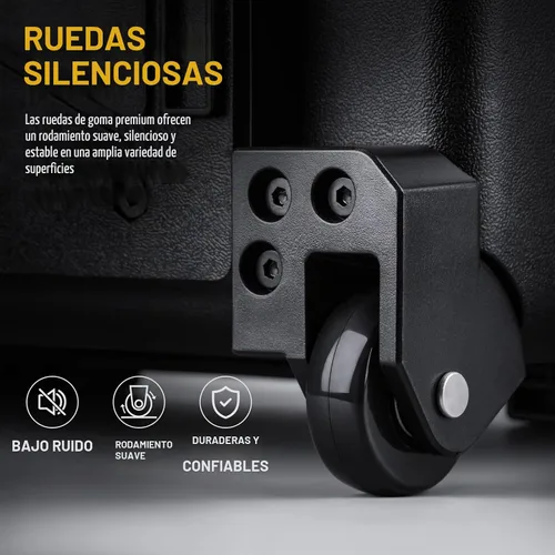 Vista 6 de Lykus Estuche rígido HC-4920 con ruedas y espuma, tamaño interior 18.5* 13.78* 7.28 pulgadas