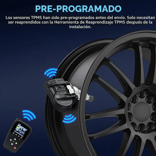 Vista 3 de BDFHYK Sensor de presión de neumático TPMS programado de 315MHz compatible con Audi A3 A4 A5 Q5 S3 S4 S5 TT, VW Beetle CC Eos GLI Golf GTI Jetta