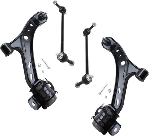 Vista 200 de Detroit Axle - Kit de brazos de control de extremo delantero para Acura 2004-2008 TSX 2003-2007 Honda Accord, 2 brazos de control inferiores, 2