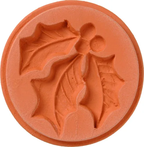 Vista 11 de JBK Pottery Sellos de Galletas de Terra Cotta para Hornear, Seguros para Horno y Lavavajillas - Cortador de Galletas, Moldeador, Prensa de Sellos