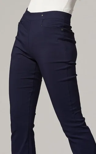 Vista 6 de Pantalones elásticos ponte para mujer, para llevar al trabajo, leggings elegantes