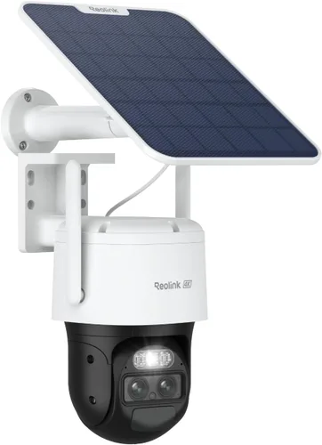 Vista 10 de REOLINK TrackMix 4K Dual-Lens PTZ Solar Security Cameras Wireless Outdoor Grey