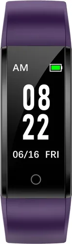 Vista 10 de GRV - Reloj de seguimiento de acondicionamiento físico sin Bluetooth, sin aplicación, sin teléfono requerido; impermeable, reloj con podómetro Negro