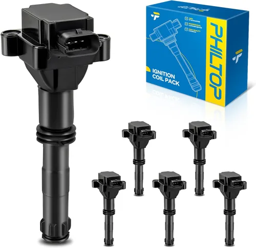 Vista 77 de PHILTOP UC15 Paquetes de Bobina de Encendido Compatibles con Volkswagen 1951-1953 1965 1967-1979 Beetle, 1971-1979 Super Beetle, MG 1962-1974 MGB
