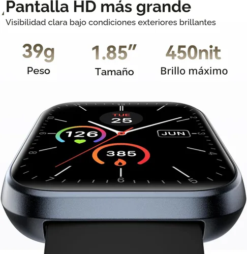Vista 7 de Relojes inteligentes para hombres (Android/iPhones), más de 120 modos deportivos con monitor de ritmo cardíaco, monitor de ritmo cardíaco