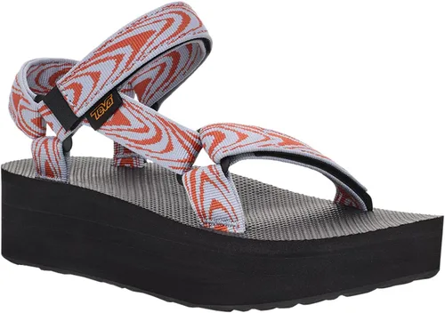Vista 45 de Sandalia Teva de plataforma universal para mujer Balance Oliva Quemada
