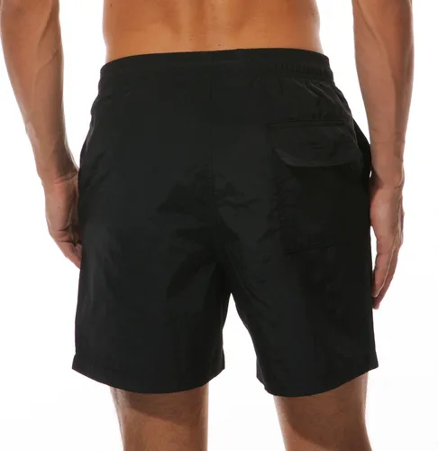 Vista 2 de SILKWORLD Traje de baño para hombre, pantalones cortos de playa de secado rápido con bolsillos