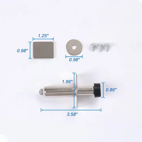 Vista 4 de Nueva puerta cromada inoxidable poppers tronco Popper Street Rod 2 PCS