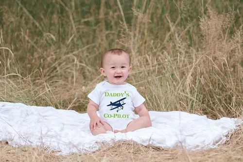 Vista 3 de 7 ate 9 Apparel Una pieza copiloto de papá para bebé niño