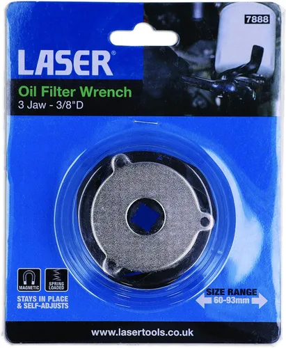 Vista 7 de Laser Tools 7888 Llave de filtro de aceite de tres mandíbulas 2.362-3.661 in
