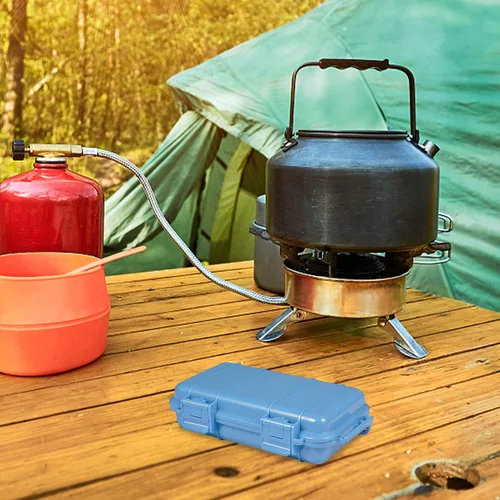 Vista 7 de Yosoo Health Gear Caja impermeable a prueba de golpes, funda rígida protectora de plástico, caja de supervivencia al aire libre, funda de disco