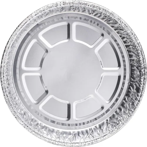 Vista 4 de Sartenes de aluminio para horno holandés de 8 pulgadas Molde desechable para pasteles y sartenes de aluminio extra profundas para hornear