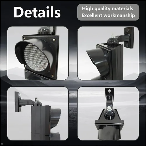 Vista 7 de 100-3 4pulg 100mm Luz de Semáforo de Parada/Circulación/Botón de Control/Lámpara LED AC 85-265V, Carcasa de PC Resistente al Agua IP65