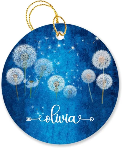 Vista 22 de Adorno personalizado de flor de azalea para la primera Navidad, adorno personalizado de Azalea 1ª Navidad, recuerdo de flores para amigos, regalo