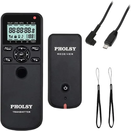 Vista 8 de PHOLSY Control remoto con temporizador de cámara con HDR compatible con Canon R100 R8 R6ii R7 R10 90D 250D 850D 6Dii 7Dii G1Xiii; para Olympus OM-1