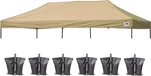 Vista 74 de ABCCANOPY Toldo de repuesto para tienda de campaña desplegable (8 x 8 pies, blanco)