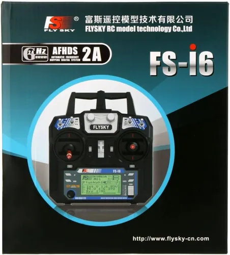 Vista 7 de GoolRC Flysky FS-i6 AFHDS 2A 2.4GHz 6CH Transmisor sistema de radio para RC helicóptero planeador con receptor FS-iA6 modo 2