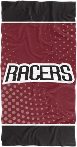 Vista 17 de LOGOVISION Manta Abilene Christian University, 30x60 Logo Dots CottonFront/PolyBackBeachTowel