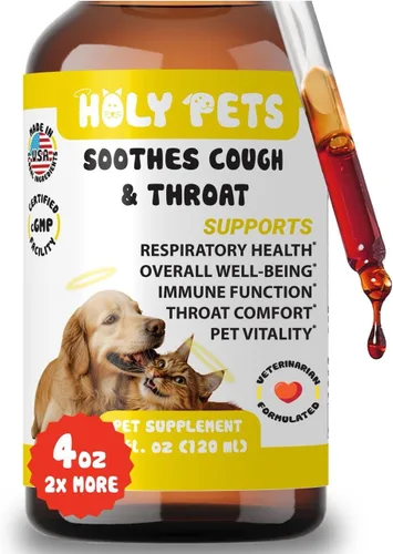 Vista 9 de Medicamento para la tos para perros y gatos, apoyo para infecciones respiratorias, alivio de estornudos y tratamiento para la tos de las perreras