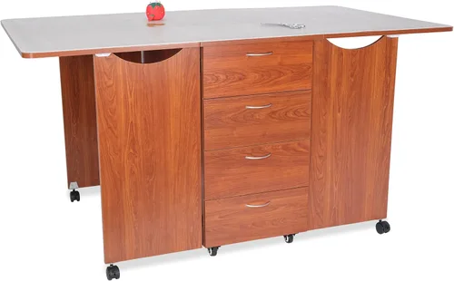 Vista 13 de Kangaroo Kookaburra Mesa de corte – Estación de trabajo grande de costura, acolchado y manualidades con superficie expandible de 70 x 40 pulgadas