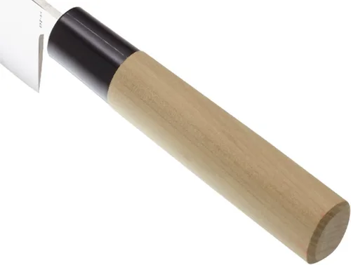 Vista 4 de Mercer Culinary, colección asiática. Cuchillo rebanador., De madera madera (Wooden Handle)
