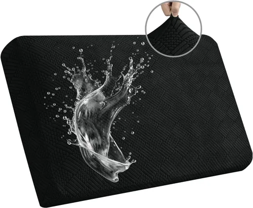 Vista 26 de Easy-Going - Fundas impermeables para cojines de sofá y sofás, funda de asiento de sofá de jacquard elástico de repuesto para perros, mascotas