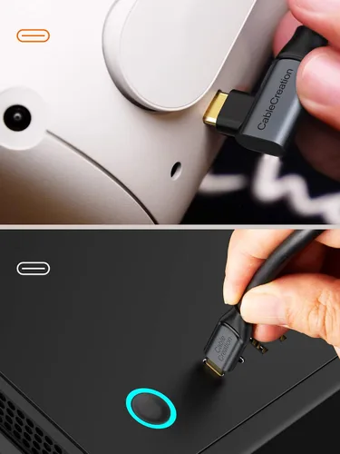 Vista 2 de CableCreation Compatible con Quest 2 Link Cable de 16 pies, cable USB C a C de 5 Gbps, cable de enlace VR compatible con Meta Quest ProQuest2Pico4