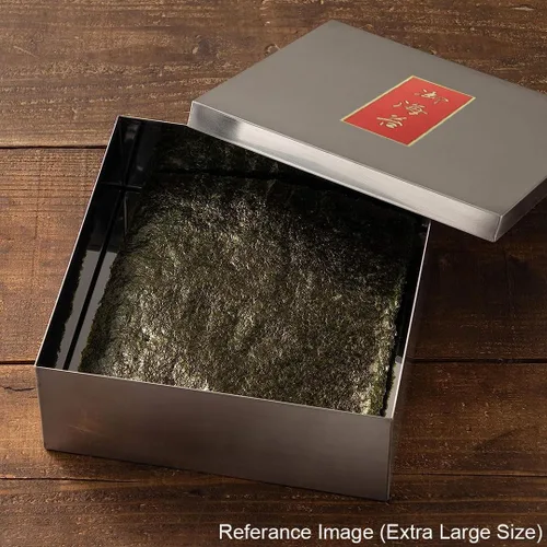 Vista 2 de TIKUSAN Contenedor de algas japonesas Sushi Nori Can Hecho en Japón Acero Inoxidable (Pequeño)