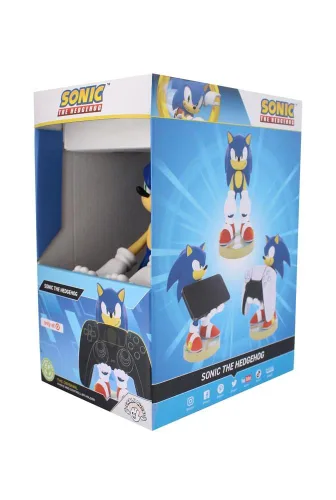 Vista 8 de Cable Guys - Modern Sonic the Hedgehog Gaming Accessories Holder & Phone Holder for Controller (Xbox, Play Station, Nintendo Switch) & Phone