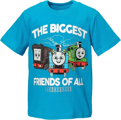Vista 3 de Thomas & Friends Tank Engine - Paquete de 2 camisetas para niños pequeños a niños pequeños