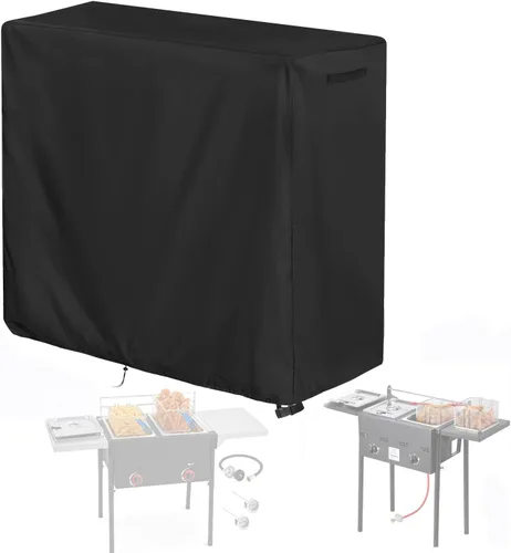 Vista 10 de Outdoor Fryers Cover for Grills House DF02B Propane Deep Fryer