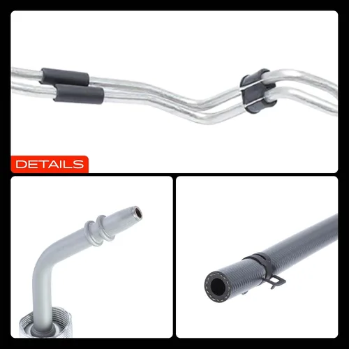 Vista 9 de A-Premium Conjunto de manguera de retorno de dirección asistida compatible con Chevrolet Malibu 2006-2010 y Pontiac G6 2006-2010 y Saturn Aura