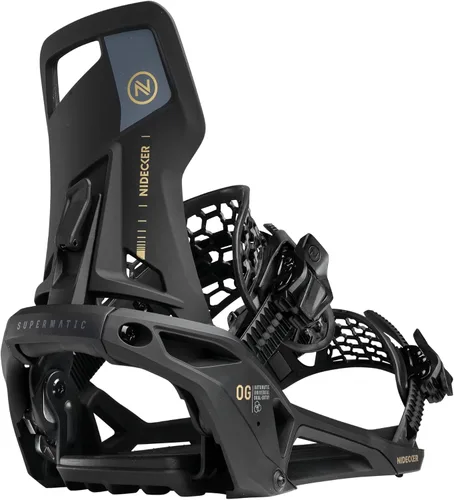 Vista 12 de Nidecker Supermatic Snowboard First Universal, Doble Entrada, Fijación Automática - Cómoda y Confiable como una Fijación Regular de Dos Correas