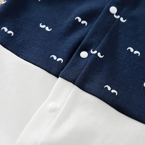 Vista 3 de Ropa de bebé Caballero Impresión Recién Nacido Mono Precioso Mameluco De