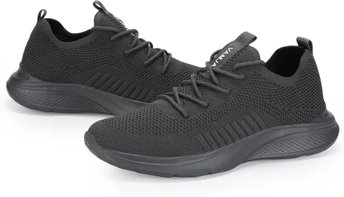 Vista 3 de VAMJAM Zapatos deportivos de correr para hombre, ligeros, transpirables, con cordones, de malla, para caminar, entrenamiento, casuales, deportivos