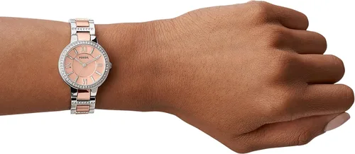 Vista 17 de Fossil Women's Virginia Quartz Stainless Steel Three-Hand Watch